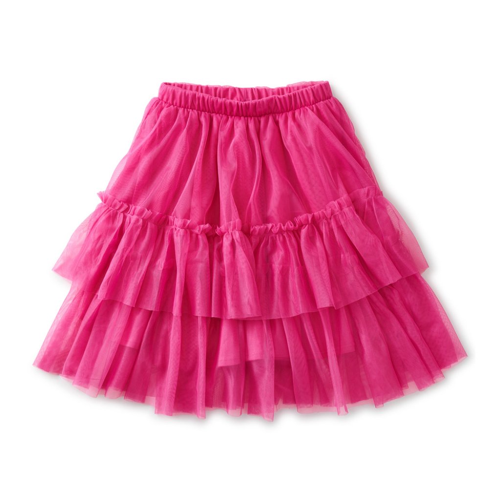 Tea Collection Girls Size 6 Long Tiered Tulle Skirt